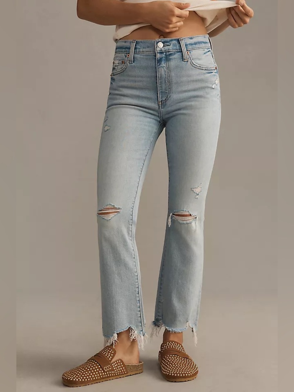 PISTOLA JEANS | Light Blue Stretchy Distressed